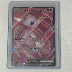 Pokemon Mew EX TCG Card 193/165 SV Scarlet & Violet 151 English Edition - Image 1