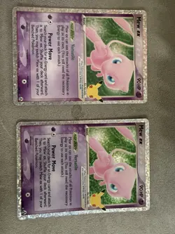 Mew ex - Celebrations: Classic Collection TWO Cards (for Both!!) - Image 1