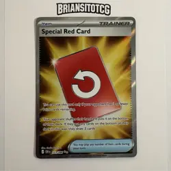 Pokemon Special Red Card Full Art 113/111 Chaos Rising CRI Rare Holo NM - Image 1
