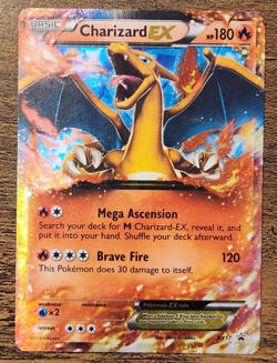 Charizard EX XY17 MP Black Star Card 2014 Pokemon XY Box Promo 5ban - Image 1