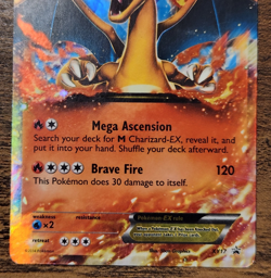 Charizard EX XY17 MP Black Star Card 2014 Pokemon XY Box Promo 5ban - Image 3