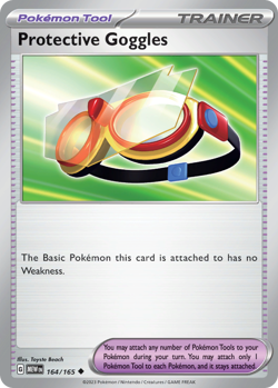 Protective Goggles 164/165 Uncommon | 151 | Pokemon Card - Image 1