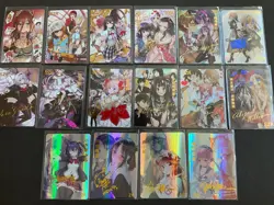 Goddess Story SZR Lot 16 Cards! - Custom - Anime Foil - Nakano Demon Mai ZR - Image 2