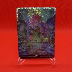 Llanowar Elves - FRACTURED Foil Handmade Playtesting Card! - Image 1