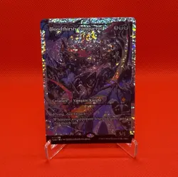 Bloodthirsty Conqueror - FRACTURED Foil Handmade Playtesting Card! - Image 1