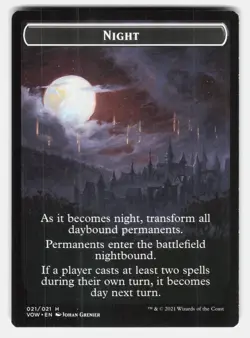 DAY // NIGHT DOUBLE-SIDED TOKEN - Magic: The Gathering - GRENIER LP - Image 2