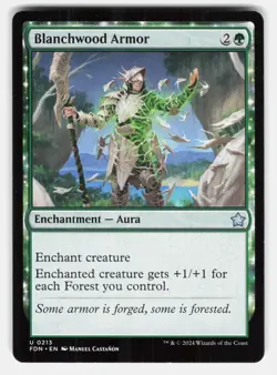 BLANCHWOOD ARMOR - Magic: The Gathering - CASTNON LP - Image 1