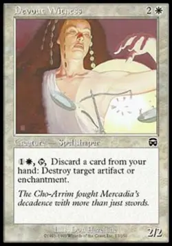 Devout Witness - Light Play MTG Mercadian Masques - Image 1
