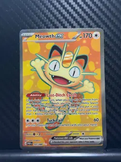 Pokemon Meowth Ex Perfect Order Ultra Rare 107/088 - Image 1