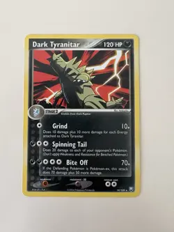 Dark Tyranitar 19/109 Non-Holo Pokemon Team Rocket Returns - Lightly Played - Image 1