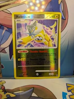 Pokemon TCG Raikou 16/132 Secret Wonders Reverse Holo Vintage 2007 - Image 1