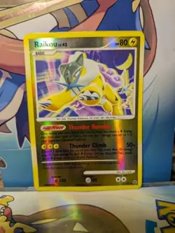 Pokemon TCG Raikou 16/132 Secret Wonders Reverse Holo Vintage 2007 - Image 4