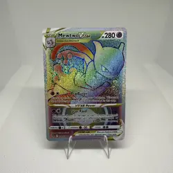 Mewtwo VSTAR Rainbow Rare (Secret) 079/078 Pokemon GO Holo - Image 1