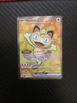 Meowth ex 107/088 Ultra Rare Perfect Order Pokemon NM - Image 1