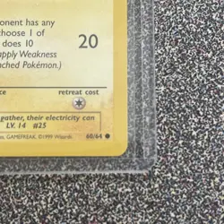 Pokemon - 1st Edition - PIKACHU with Red Cheeks - Mint Condition - Jungle - Image 4