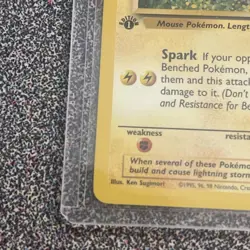 Pokemon - 1st Edition - PIKACHU with Red Cheeks - Mint Condition - Jungle - Image 5