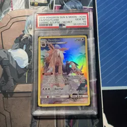 2019 Pokemon Stoutland PSA 10 248/236 Cosmic Eclipse Secret Rare Full Art - Image 1