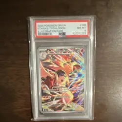 Pokemon Ethan's Typhlosion 190/182 Destined Rivals Illustration Rare Holo PSA 8… - Image 1