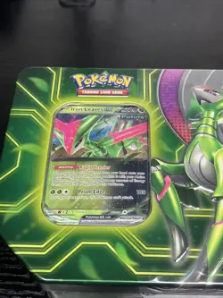 Pokemon TCG Paradox Clash Iron Leaves EX Sealed Tin - Image 2
