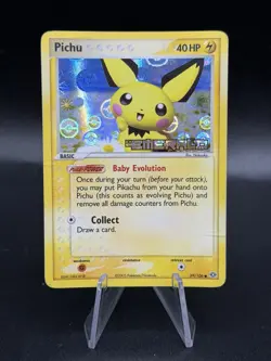 Pichu 59/106 Common Emerald Pokemon Reverse Holo HP/DMG GG3 - Image 1