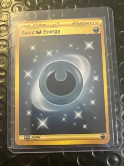 Pokemon Basic Darkness Energy Hyper Rare Holo 098/064 Sv: Shrouded Fable - Image 1