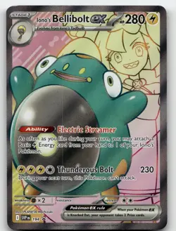 IONO'S BELLIBOLT EX 194 PROMO SCARLET & VIOLET PROMO POKEMON NEAR MINT - Image 2