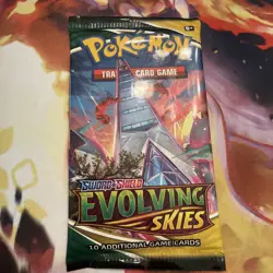 Pokemon TCG Evolving Skies Booster Pack Random Art, Sword Shield, Sealed - Image 1