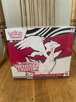 Pokemon TCG Scarlet & Violet White Flare Elite Trainer Box Reshiram - Image 1