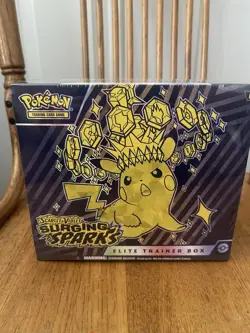 Pokemon Scarlet & Violet Surging Sparks Elite Trainer Box ETB - New/Sealed - Image 1