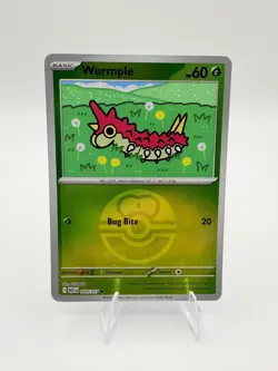 Wurmple (Love Ball) 011/217 Holo Common Ascended Heroes Pokemon Reverse Holo NM - Image 1