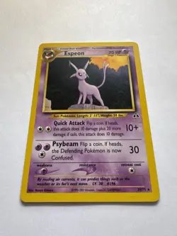 Espeon Neo Discovery 20/75 Rare Unlimited Edition Regular English 2001 MP - Image 2