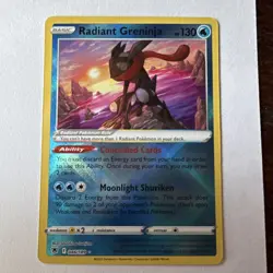 Pokemon Radiant Greninja Holo 046/189 Astral Radiance 130 HP English - Image 1