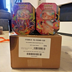 Pokemon TCG: Mega Moonlit Tins Case of 6 Tins - SEALED TINS IN HAND - UK SELLER - Image 2