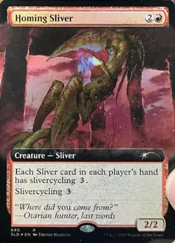 Homing Sliver (Extended Art) -Foil Near Mint MTG Secret Lair - Image 1