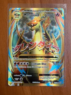 Pokemon M Charizard EX (Full Art) 101/108 Evolutions Holo NM - Image 1