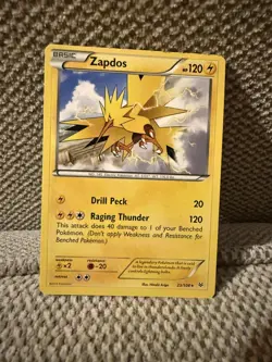 Pokemon Zapdos 23/108 non-Holo Rare XY Roaring Skies - Image 1