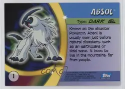 Absol Topps Pokemon Advanced Challenge #1 2004 - Image 2