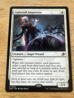 LIGHTSTALL INQUISITOR mtg NM-M Edge of Eternities 1 Rare - Image 1