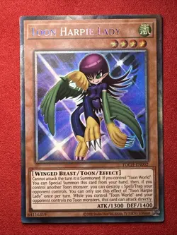Toon Harpie Lady - VLP - TOCH-EN002 - Unlimited - Collector’s Rare - Image 1