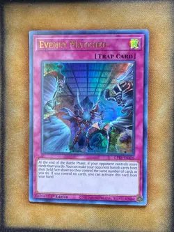 Yugioh Evenly Matched GFTP-EN126 Ultra Rare 1st Ed NM - Image 1