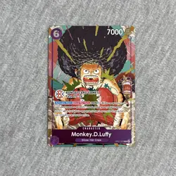 One Piece Card OP07-073 Monkey D Luffy Bandai Card Fest - Image 1