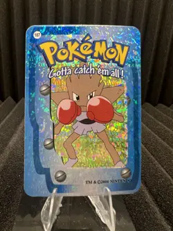 Hitmonchan #107 - Vintage Vending Machine Prism Sticker 2000 - Pokemon Card - Image 1