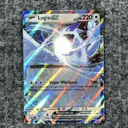 Pokemon TCG Prismatic Evolutions Lugia ex 082/131 Holo Foil Trading Card - Image 2