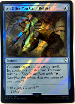 MTG An Offer You Can't Refuse (Surge Foil) Commander: Final Fantasy 267 FFX NM - Image 1