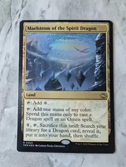 Maelstrom of the Spirit Dragon (FOIL) TDM Tarkir Dragonstorm Land Rare | NEW NM - Image 1