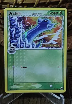 Pokemon 2006 Dratini Delta Species Dragon Frontiers #46/101 Reverse Holo - NM - Image 1