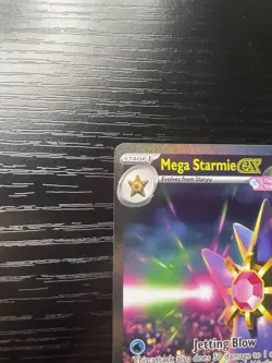 Mega Starmie EX Holo Rare 330 HP 118/088 Pokemon TCG English💎💎💎 - Image 3