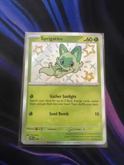 Pokemon TCG Sprigatito Black Star Promos Holo Card 076 - Image 1