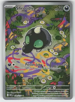 Shroodle Illustration Rare ME01: Mega Evolution 149/132 Pokemon - Image 1