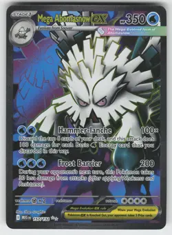 Mega Abomasnow ex Ultra Rare ME01: Mega Evolution 157/132 Pokemon - Image 1